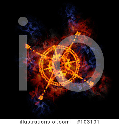Blazing Symbol Clipart #103191 by Michael Schmeling