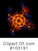 Blazing Symbol Clipart #103191 by Michael Schmeling