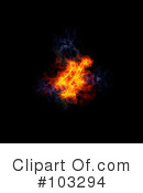 Blazing Symbol Clipart #103294 by Michael Schmeling