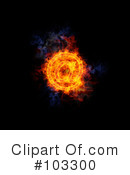 Blazing Symbol Clipart #103300 by Michael Schmeling