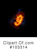 Blazing Symbol Clipart #103314 by Michael Schmeling