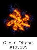 Blazing Symbol Clipart #103339 by Michael Schmeling