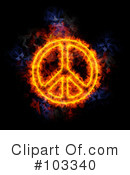 Blazing Symbol Clipart #103340 by Michael Schmeling