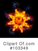 Blazing Symbol Clipart #103349 by Michael Schmeling
