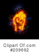 Blazing Symbol Clipart #209692 by Michael Schmeling