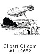 Blimp Clipart #1119652 by Prawny Vintage
