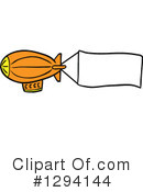 Blimp Clipart #1294144 by LaffToon