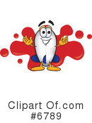 Blimp Clipart #6789 by Mascot Junction