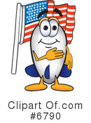 Blimp Clipart #6790 by Mascot Junction