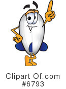 Blimp Clipart #6793 by Mascot Junction