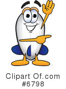 Blimp Clipart #6798 by Mascot Junction
