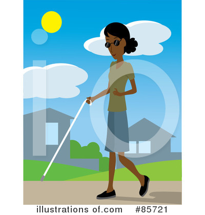 Royalty-Free (RF) Blind Clipart Illustration by Rosie Piter - Stock Sample #85721