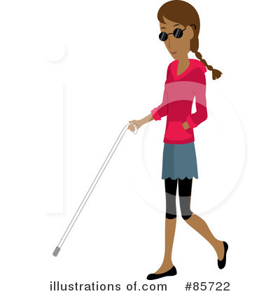 Royalty-Free (RF) Blind Clipart Illustration by Rosie Piter - Stock Sample #85722