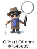 Blind Man Clipart #1643835 by Steve Young