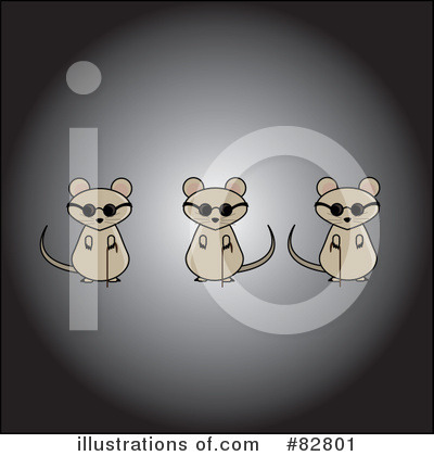 Royalty-Free (RF) Blind Mice Clipart Illustration by Pams Clipart - Stock Sample #82801