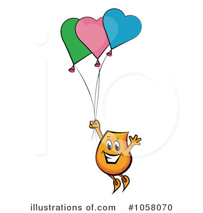 Balloons Clipart #1058070 by MilsiArt