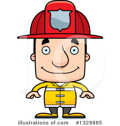 Firefighter Clipart #1329885 by Cory Thoman