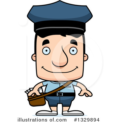 Mail Man Clipart #1329894 by Cory Thoman