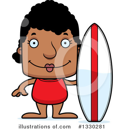 Royalty-Free (RF) Block Headed Black Woman Clipart Illustration by Cory Thoman - Stock Sample #1330281