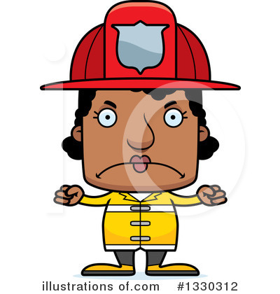Firefighter Clipart #1330312 by Cory Thoman