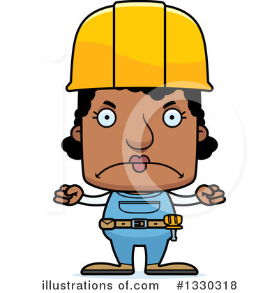 Construction Worker Clipart #1330318 by Cory Thoman