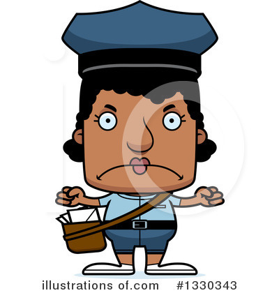 Mail Man Clipart #1330343 by Cory Thoman