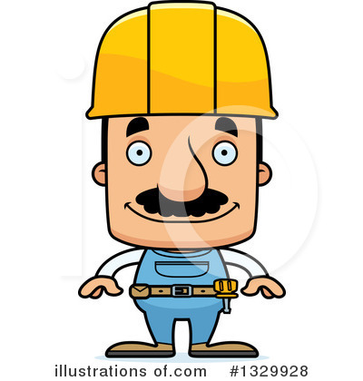 Construction Worker Clipart #1329928 by Cory Thoman