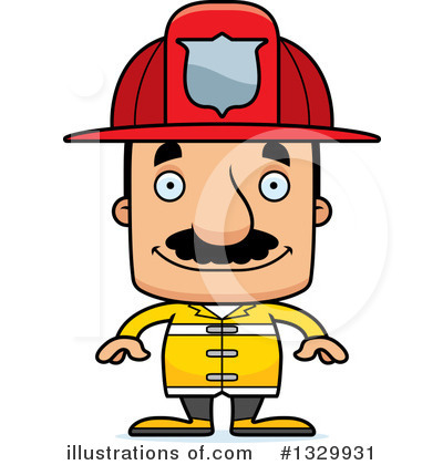 Firefighter Clipart #1329931 by Cory Thoman