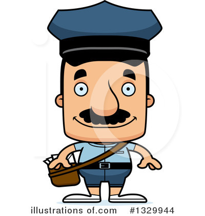 Mail Man Clipart #1329944 by Cory Thoman