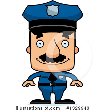 Police Man Clipart #1329948 by Cory Thoman