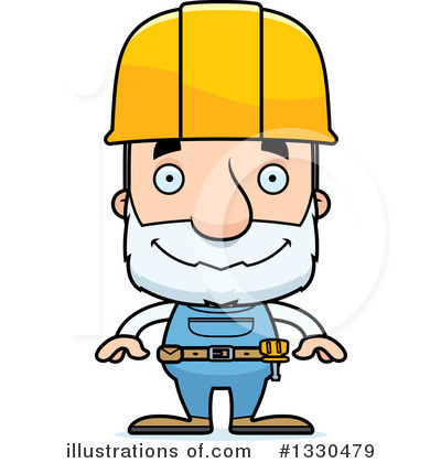 Construction Worker Clipart #1330479 by Cory Thoman