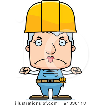 Construction Worker Clipart #1330118 by Cory Thoman