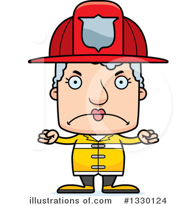 Firefighter Clipart #1330124 by Cory Thoman