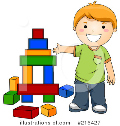 Toy Blocks Clipart #215427 by BNP Design Studio