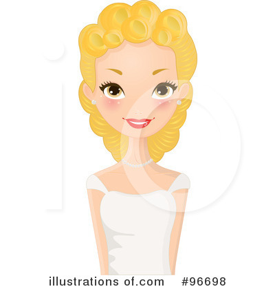 Blond Woman Clipart #96698 by Melisende Vector