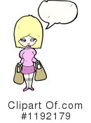 Blonde Woman Clipart #1192179 by lineartestpilot