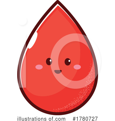 Blood Drop Clipart #1780727 by Vector Tradition SM