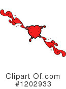 Bloody Heart Clipart #1202933 by lineartestpilot