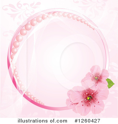 Royalty-Free (RF) Blossoms Clipart Illustration by Pushkin - Stock Sample #1260427