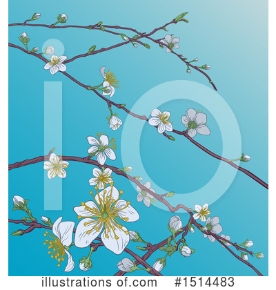 Blossoms Clipart #1514483 by AtStockIllustration