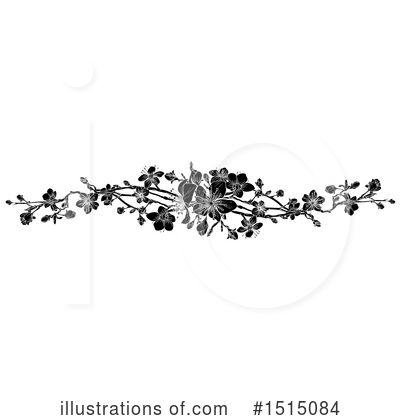 Blossoms Clipart #1515084 by AtStockIllustration