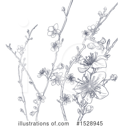 Royalty-Free (RF) Blossoms Clipart Illustration by AtStockIllustration - Stock Sample #1528945