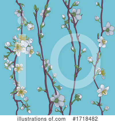 Blossoms Clipart #1718482 by AtStockIllustration