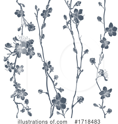 Blossoms Clipart #1718483 by AtStockIllustration