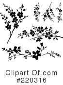 Blossoms Clipart #220316 by BestVector
