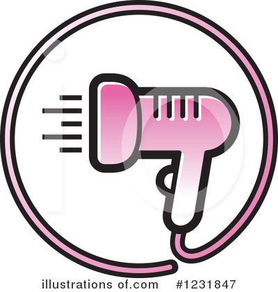 Blow Dryer Clipart #1231847 by Lal Perera