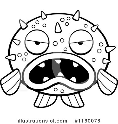 Royalty-Free (RF) Blow Fish Clipart Illustration by Cory Thoman - Stock Sample #1160078