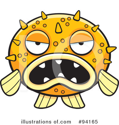 Royalty-Free (RF) Blow Fish Clipart Illustration by Cory Thoman - Stock Sample #94165