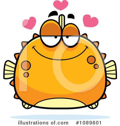 Royalty-Free (RF) Blowfish Clipart Illustration by Cory Thoman - Stock Sample #1089601