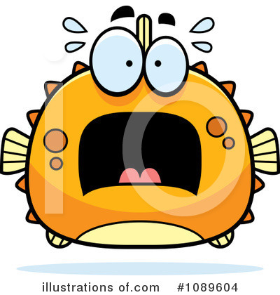 Royalty-Free (RF) Blowfish Clipart Illustration by Cory Thoman - Stock Sample #1089604
